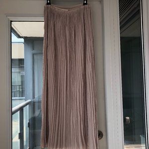 Club Monaco Pleated Maxi Skirt